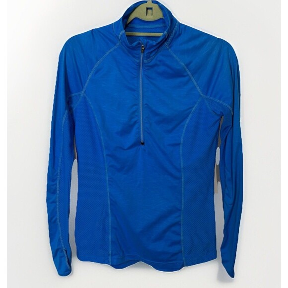 Athleta Candescent Half Zip Back Pocket Women's Small Mockneck Running Outdoor - Picture 3 of 12